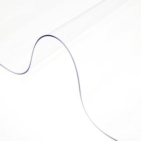 VEVOR Plastic Table Cover, 46"x96"x0.08", Transparent PVC Table Protector, Rectangle Clear Desk Mat