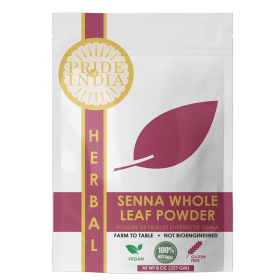 Pride of India | Senna Whole Leaf Powder 8 oz (227 gm) | Bitter & Pungent | Add it to smoothies, juices, hot water | Non-Bioengineered, Caffein-F