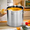 SOGA 25L Top Grade Thick Stainless Steel Stock Pot 18/10