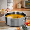SOGA 14L Top Grade Thick Stainless Steel Stock Pot 18/10