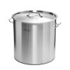 SOGA 12L Top Grade Thick Stainless Steel Stock Pot 18/10