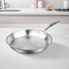 SOGA 24cm Stainless Steel Fry Pan â€“ Top Grade, Induction Compatible Frying Pan Skillet