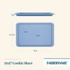 Easy Solutions 11x17 Inch Nonstick Cookie Pan / Baking Sheet Pan Features Easy Guide Markings, Dishwasher Safe and Oven Safe to 450Â°F, Blue