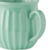 Colette 12 oz Green Stoneware Mug