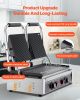 Commercial Panini Grill, 3600W Electric Sandwich Panini Maker, Stainless Steel Double Sandwichs Press Grill with Handle and Temp Control