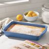 9" x 13" Aluminized Steel Nonstick Cake Pan, Blue Speckle