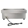 Commercial Electric Griddle, 21 x 11.8 inch, 1750W, 122-570 Fahrenheit Adjustable Temp Control