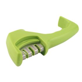 High Quality Professional Knife Sharpener (Option: Green)
