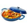 Enameled Cast Iron Dutch Oven, 3.8 Quart Dutch Oven Pot with Lid, Non Stick Cast Iron Pot, Round Oven Safe up to 500Â°F, Use for Marinate, Cook